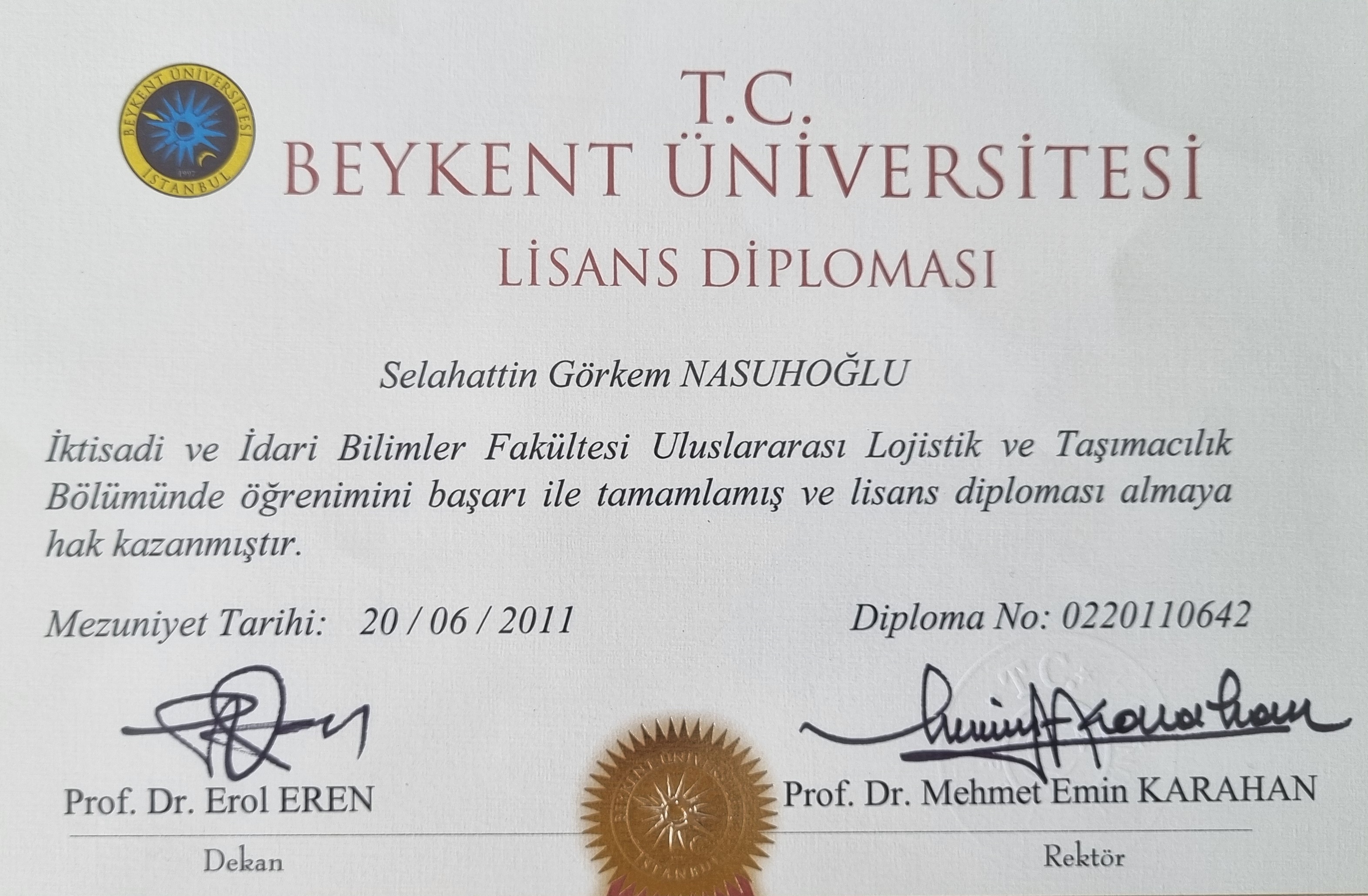 Lisans Diploması